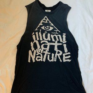 UNIF 'illuminati by nature' muscle tee